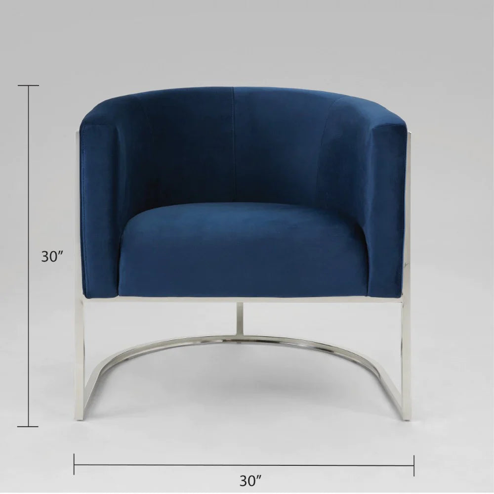 Honeycomb Accent Chair - Chrome