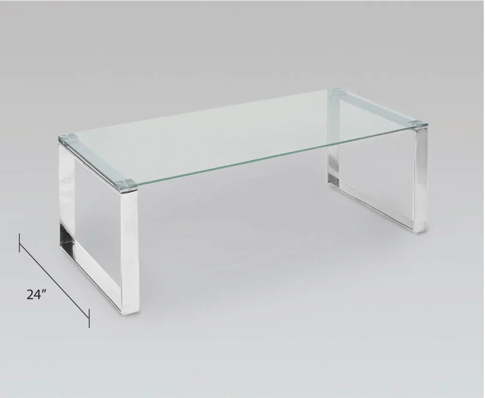 David Coffee Table Silver