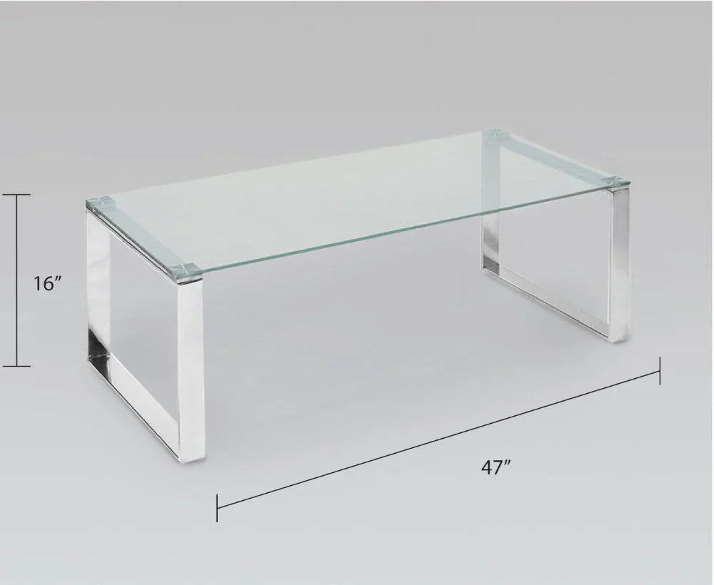 David Coffee Table Silver