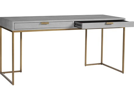 Jiro Desk Grey Shagreen