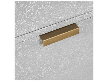 Jiro File Cabinet Grey Shagreen