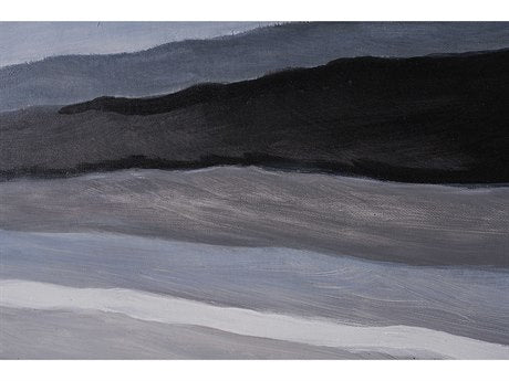 Mystic Landscape 72" X 22" Black Floater Frame