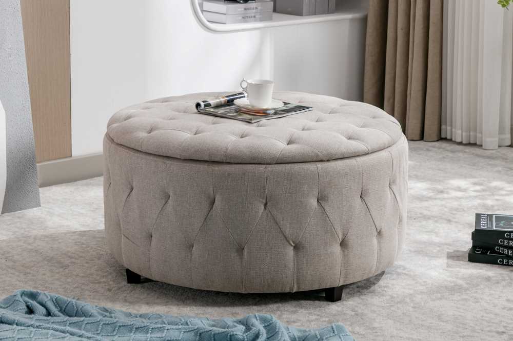 Boris Storage Ottoman With Seating