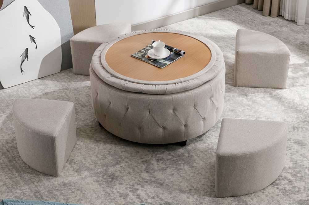 Boris Storage Ottoman With Seating