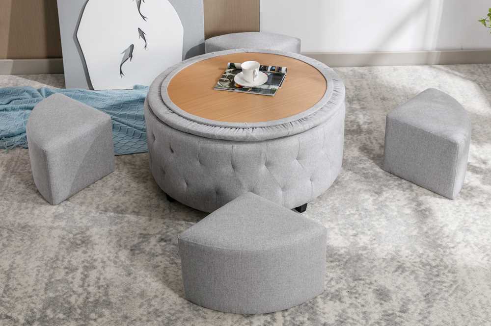 Boris Storage Ottoman With Seating