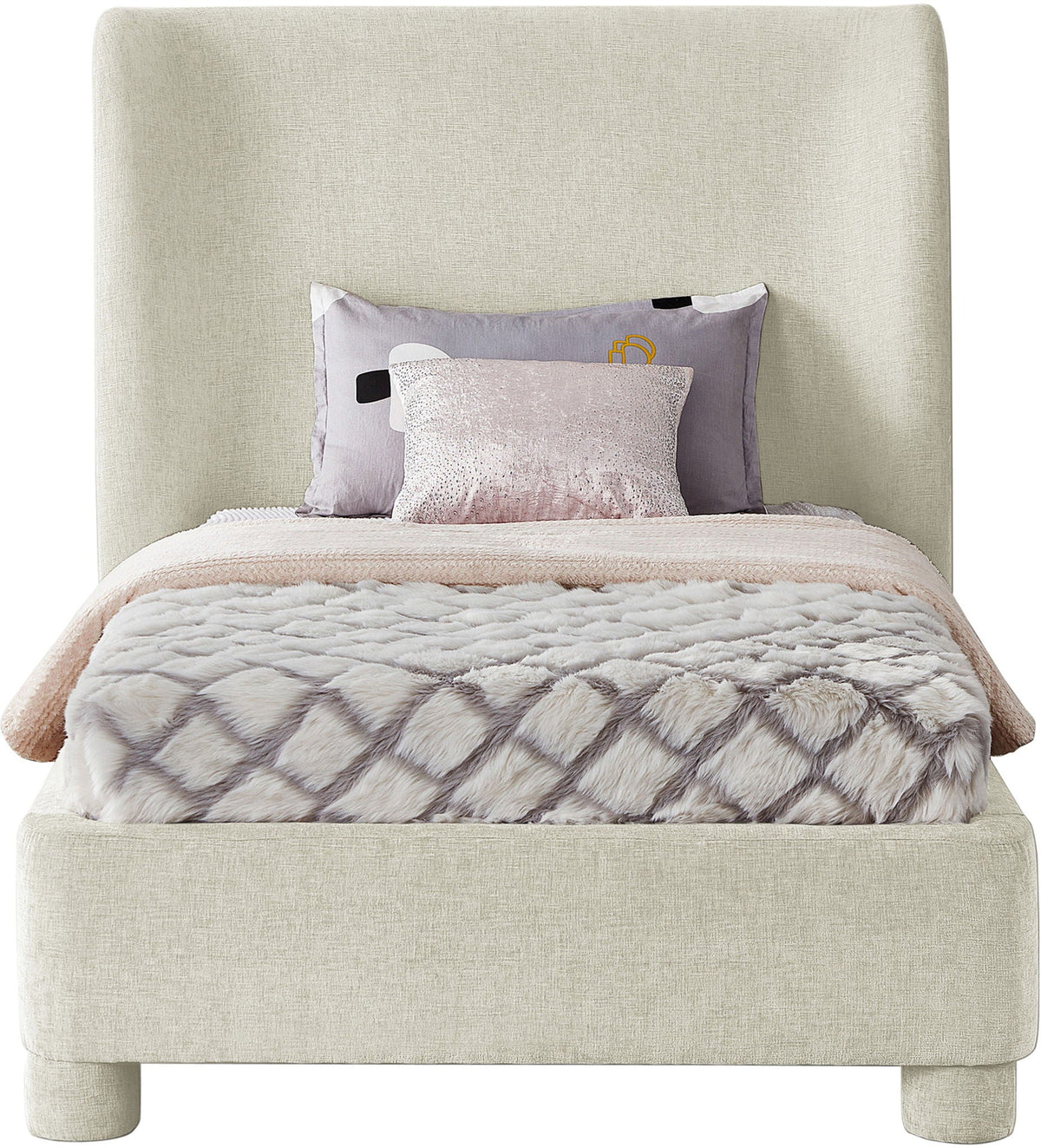 Penny - Chenille Fabric Bed