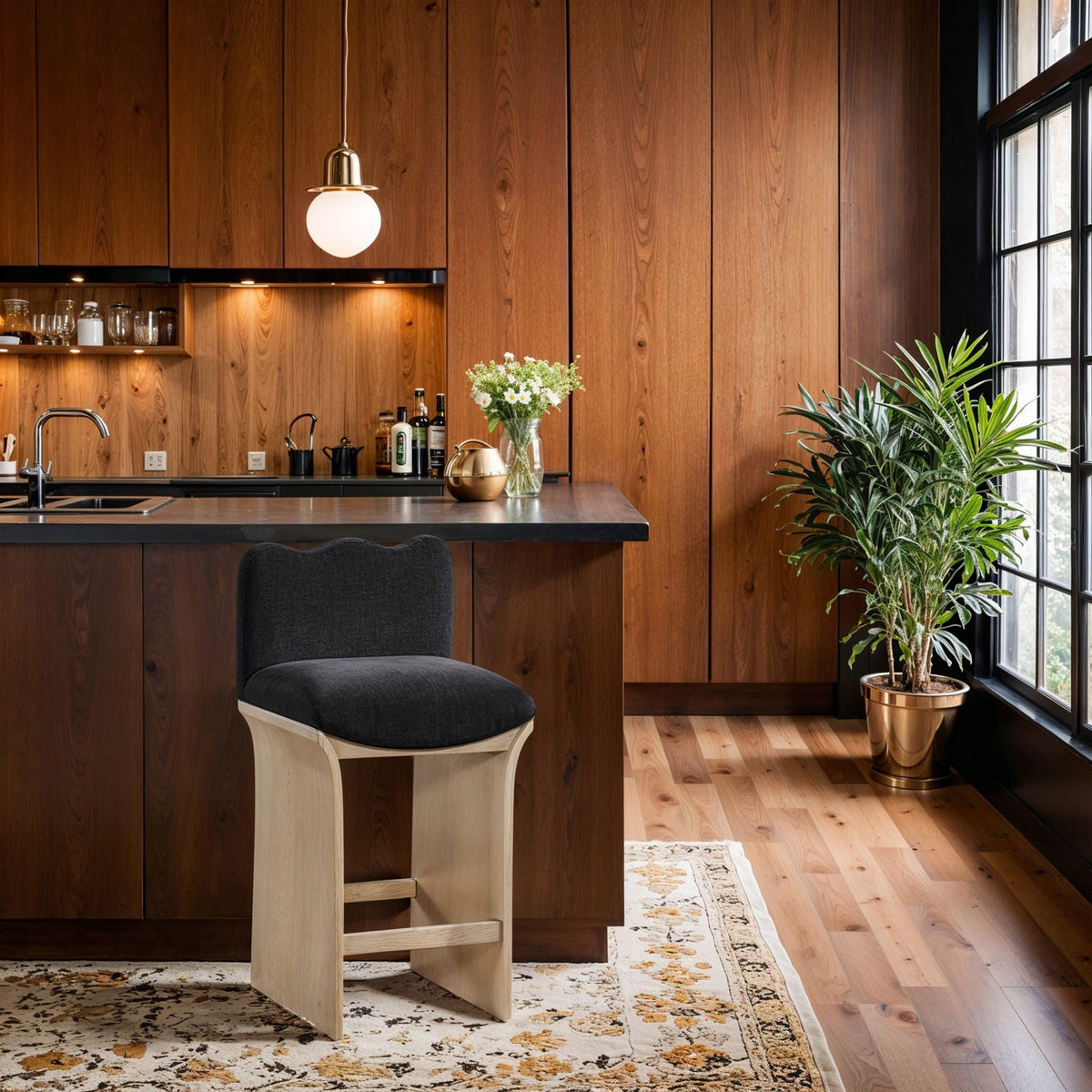 Shaw - Counter Stool - Natural Base