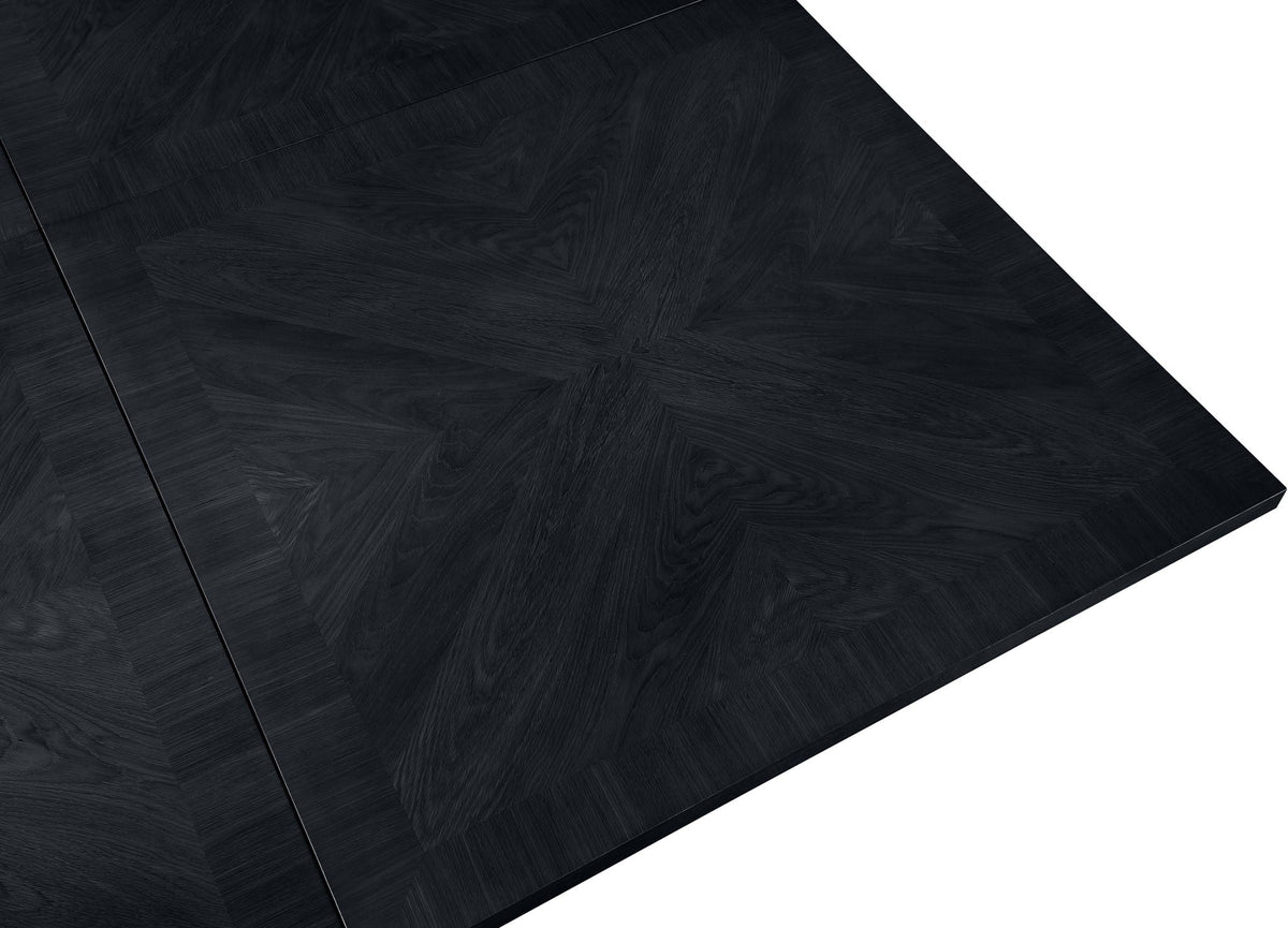 Belinda - Mid-Century Modern Modular Dining Table - Black