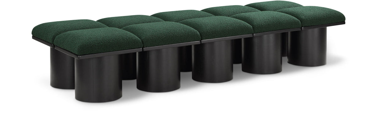 Pavilion - 10 Piece Modular Bench With Black Base