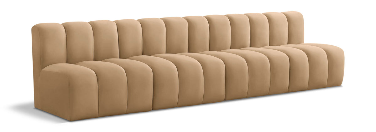 Arc - Velvet 4 Seats Modular Sofa