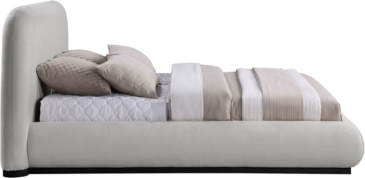 Vaughn - Chenille Bed With Black Base