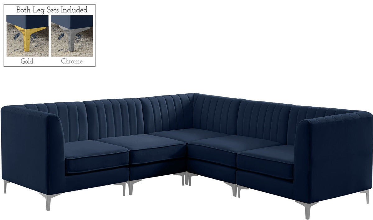 Alina - 5 Piece Modular Corner Sectional