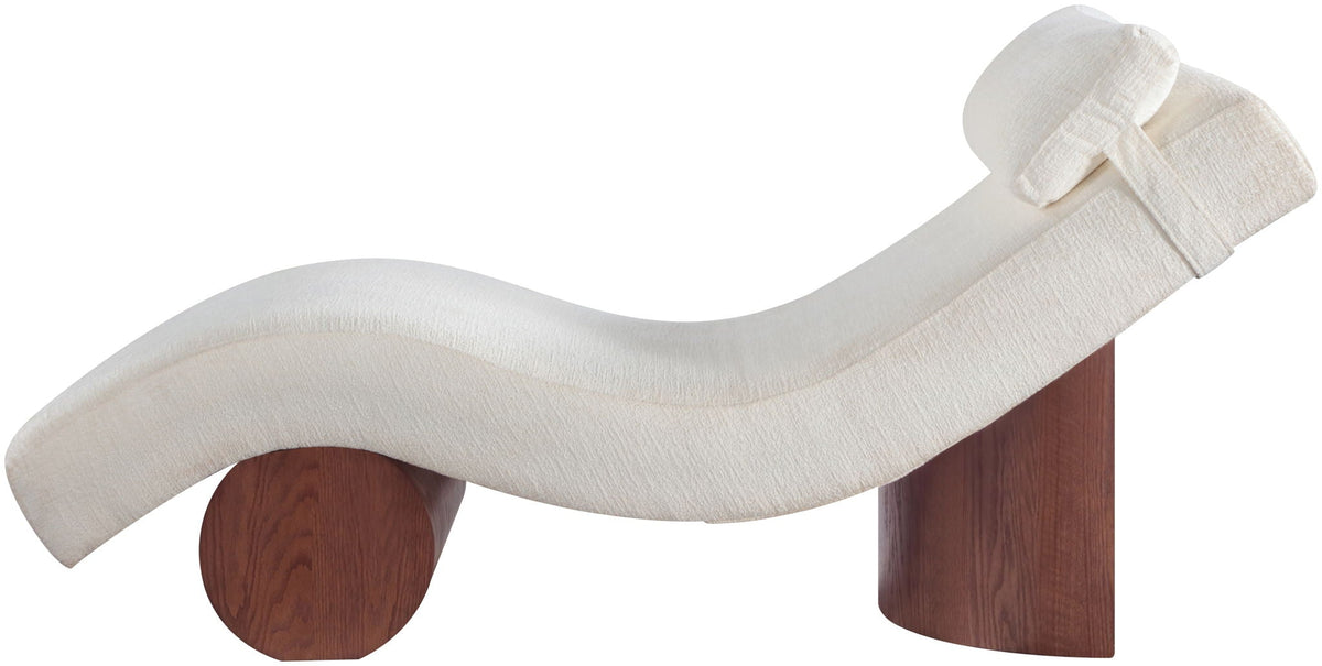 Marcella - Chaise Lounge - Walnut Base