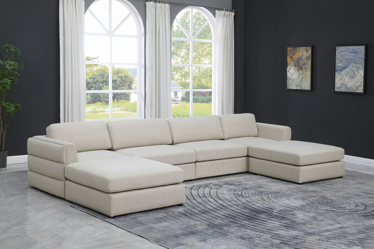 Beckham - 6 Piece Double Chaise Modular Sectional