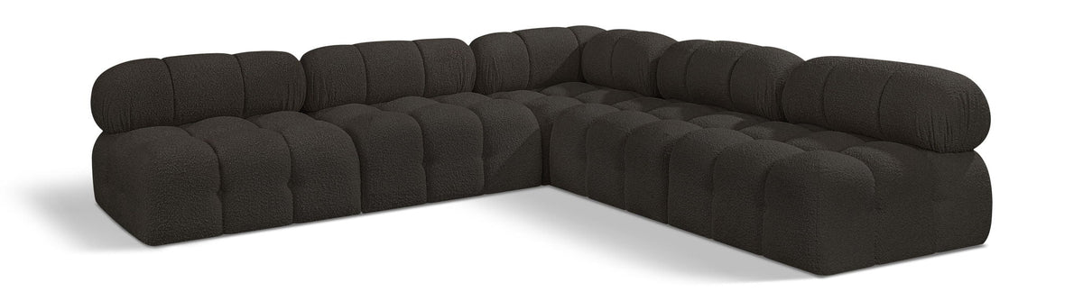 Ames - 5 Piece Fabric Modular Corner Sectional
