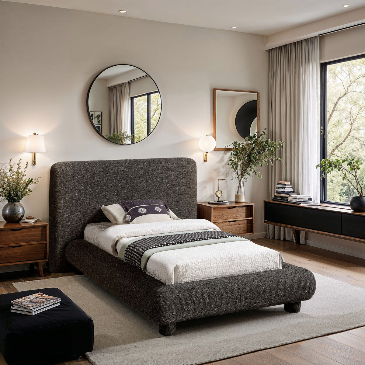 Blair - Polyester Upholstered Bed