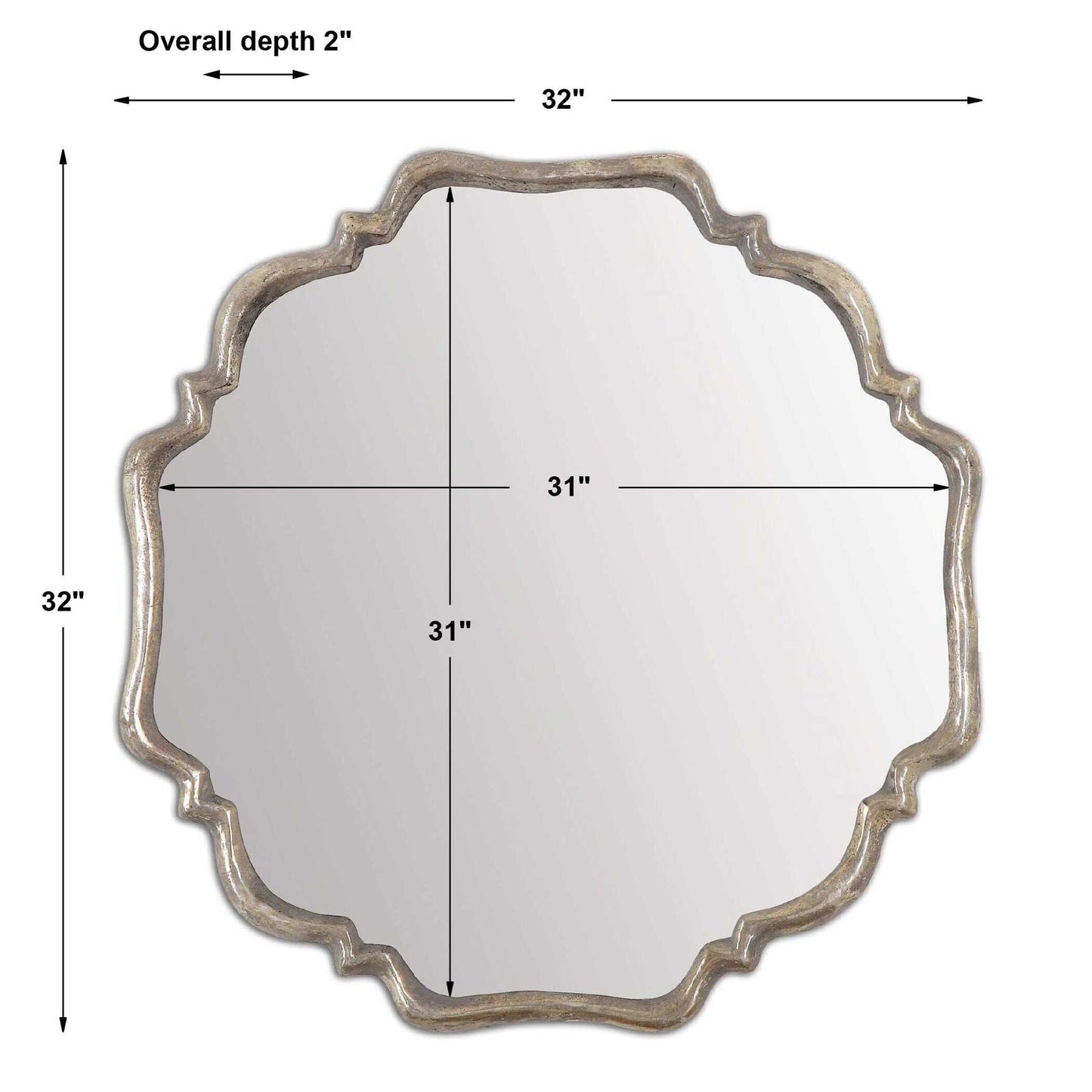 Valentia - Mirror - Silver