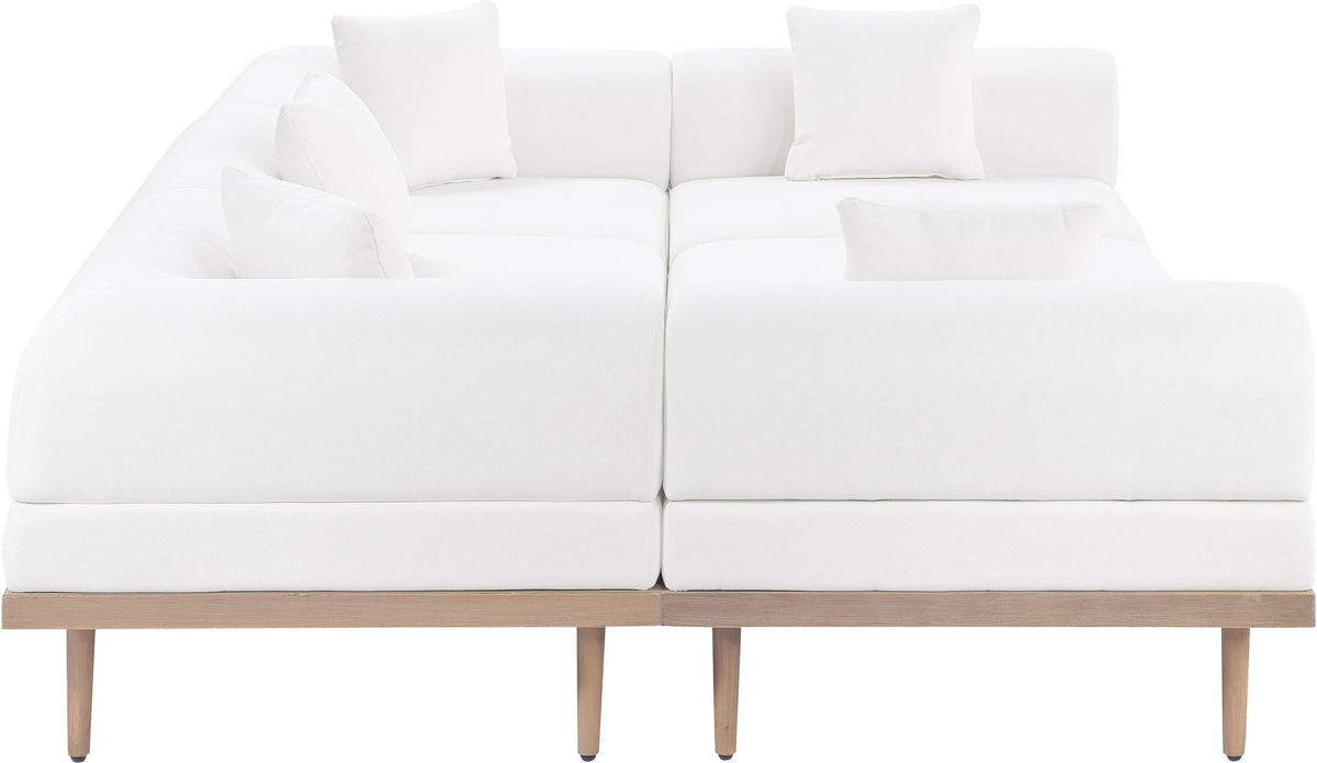 Laguna - 6 Piece 142" Outdoor Patio Modular Sectional