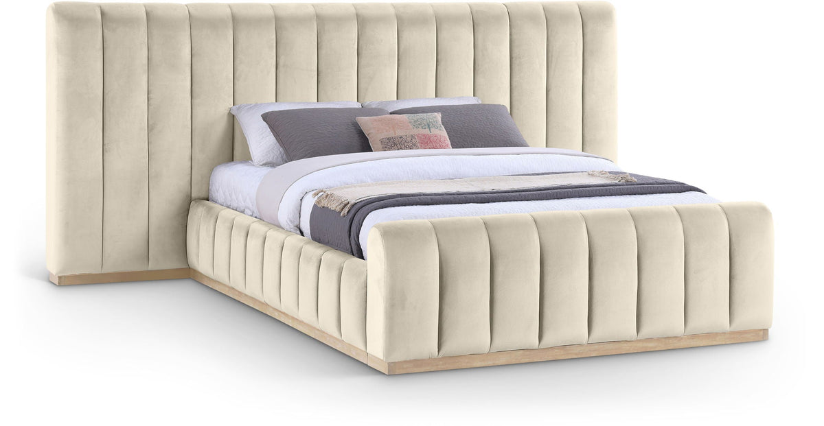 Amara - Velvet Upholstered Bed
