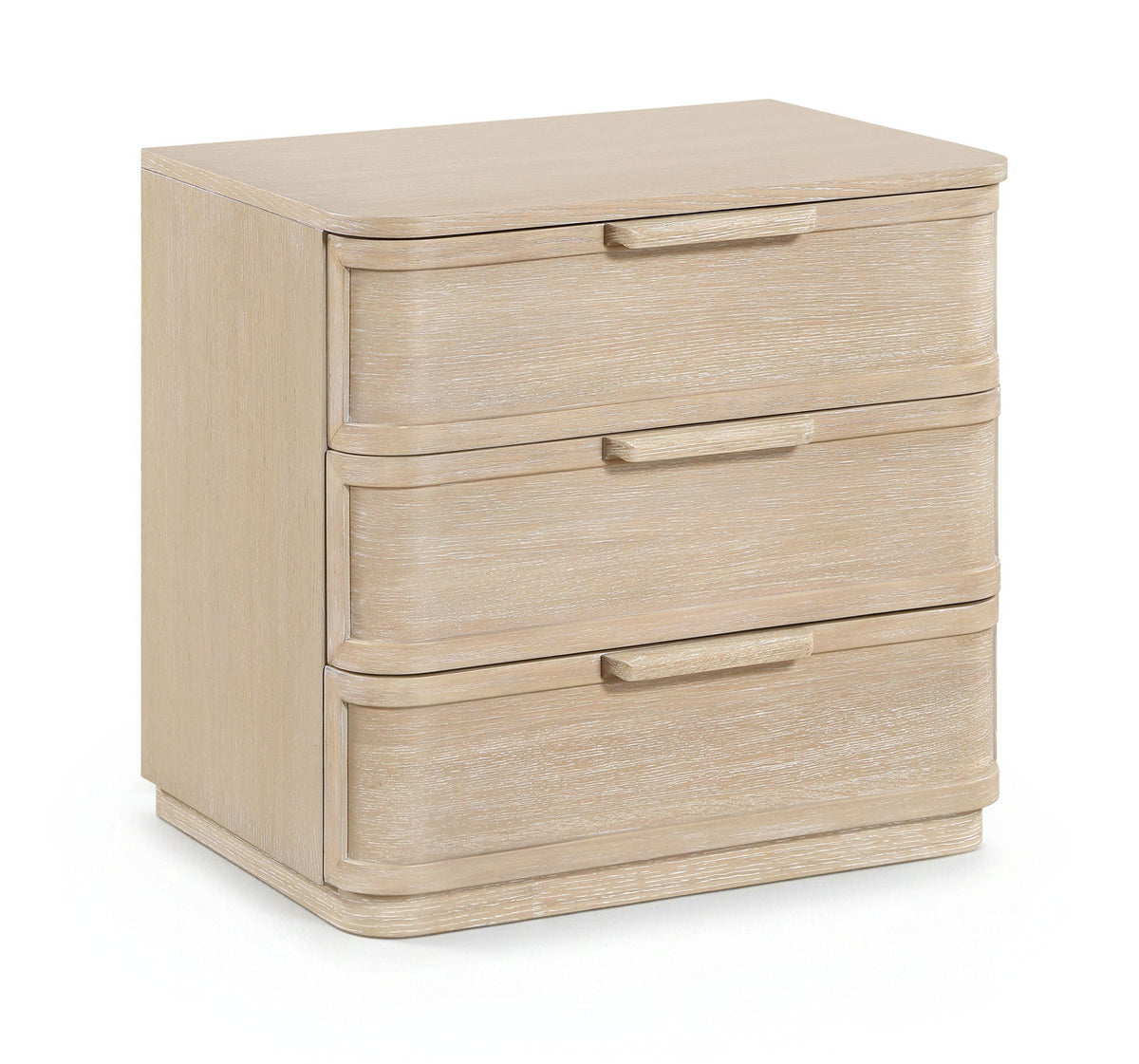 Tiberio - Oak Veneer And Solid Wood Nightstand