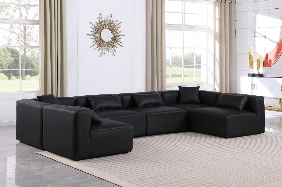 Cube - 6 Piece Modular Armless Sectional
