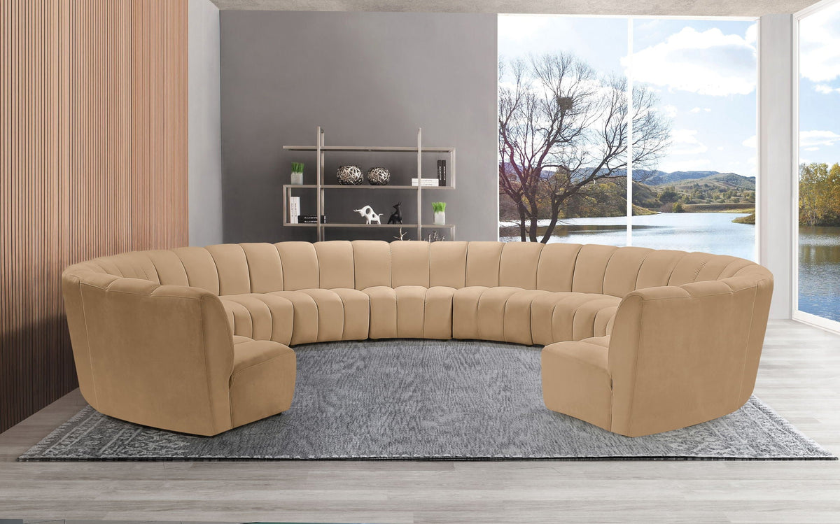 Infinity - 11 Piece Modular Sectional - Camel