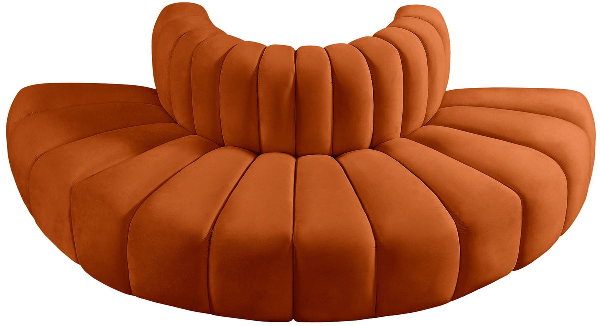 Arc - Velvet 4 Piece Modular Sofa
