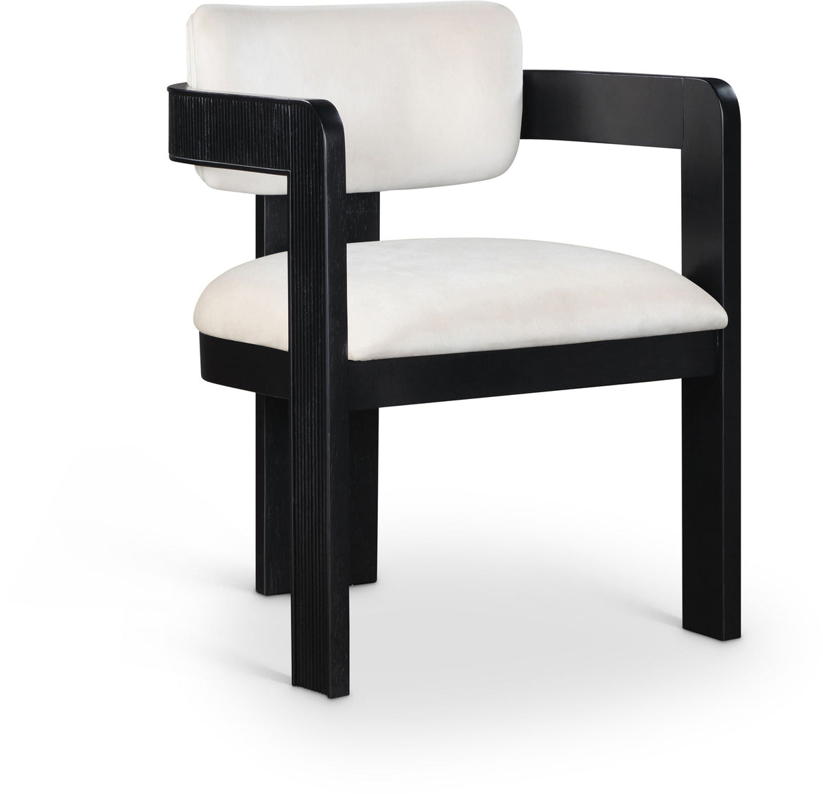 Sacha - Velvet Dining Chair With Black Base (Set of 2)