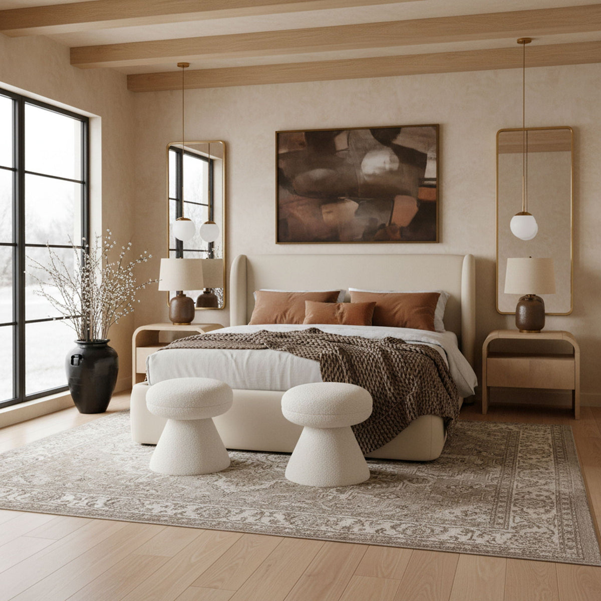Warby - Upholstered Bed
