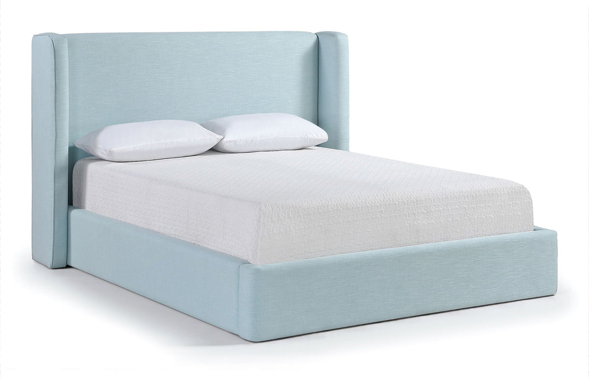 Kendall - Linen Textured Fabric Upholstered Bed
