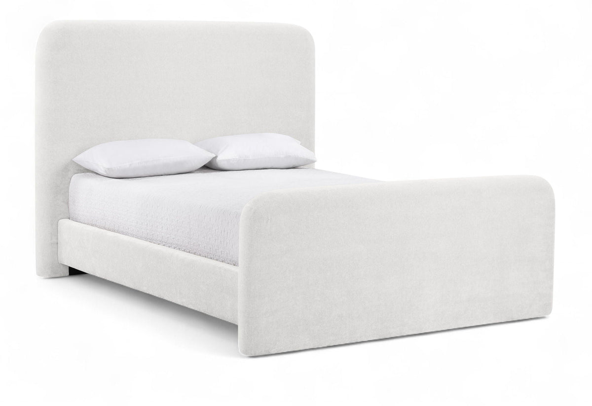 Fira - Chenille Fabric Upholstered Bed