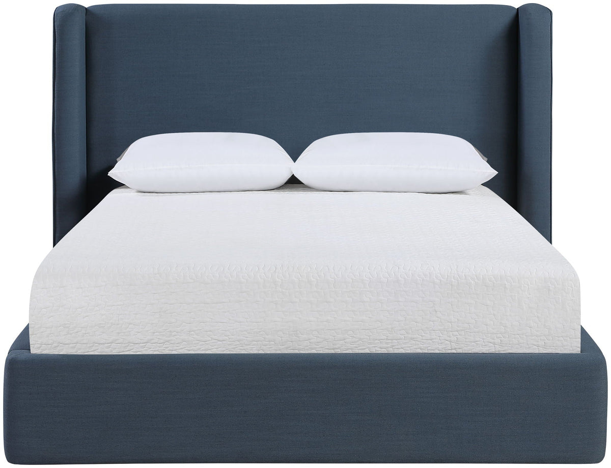 Kendall - Linen Textured Fabric Upholstered Bed