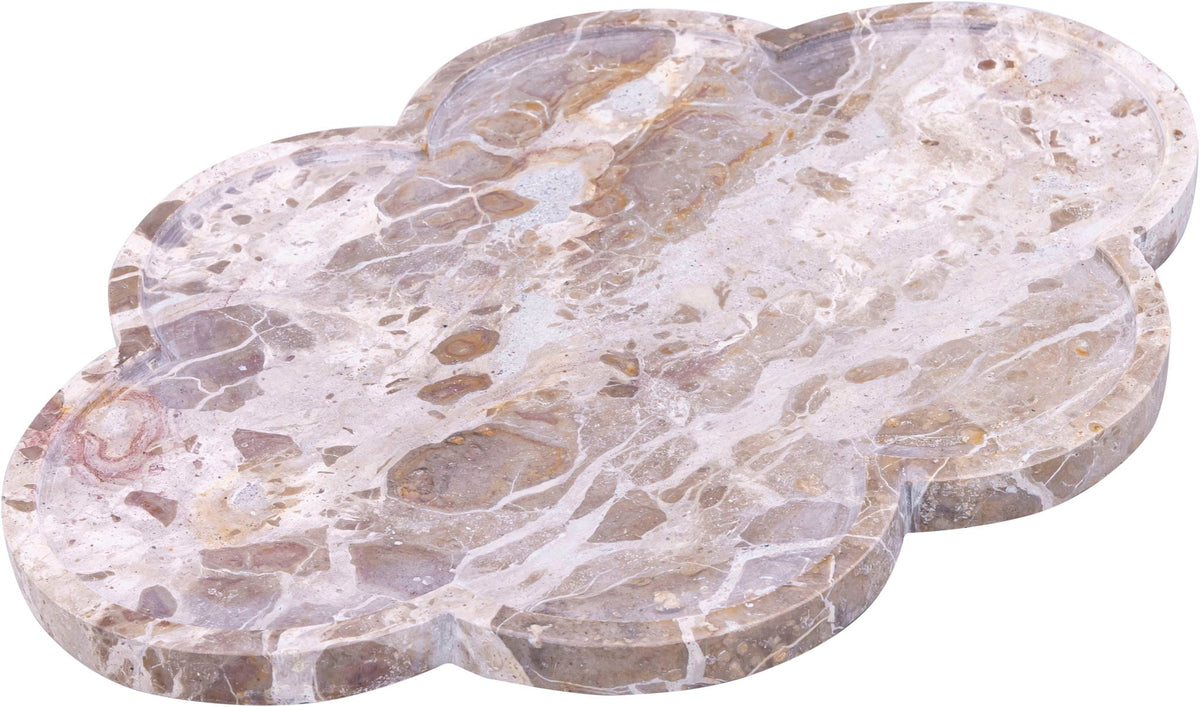 Rimini - Marble Clover Shaped Tray
