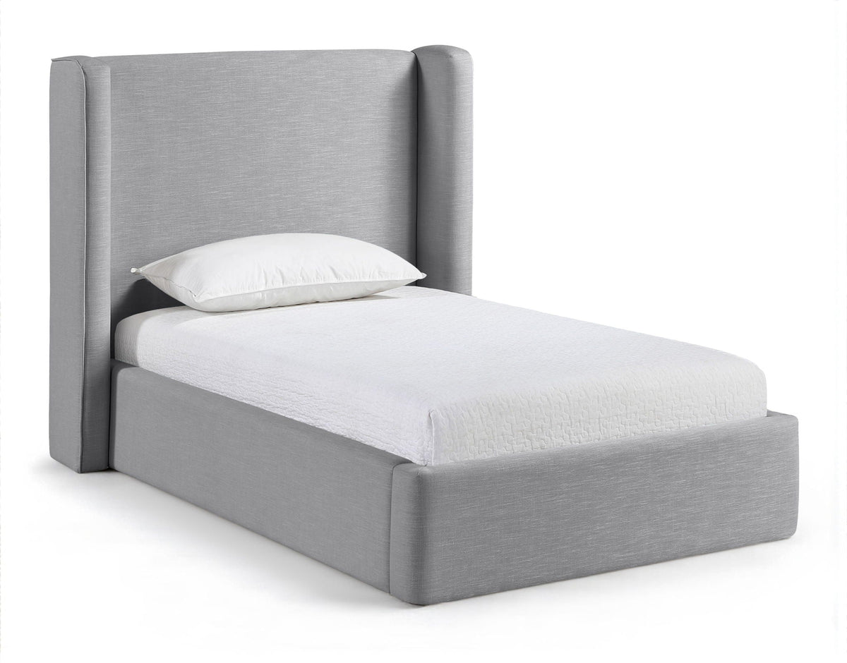 Kendall - Linen Textured Fabric Upholstered Bed