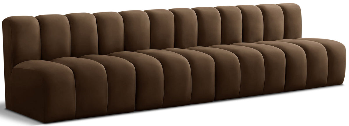 Arc - Velvet 4 Seats Modular Sofa