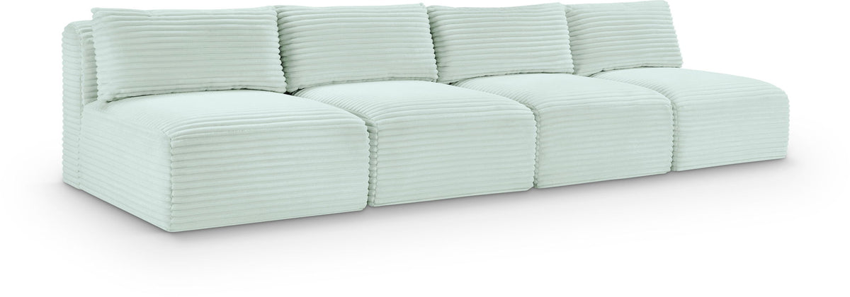 Shaggy - 4 Seat Modular Armless Sofa