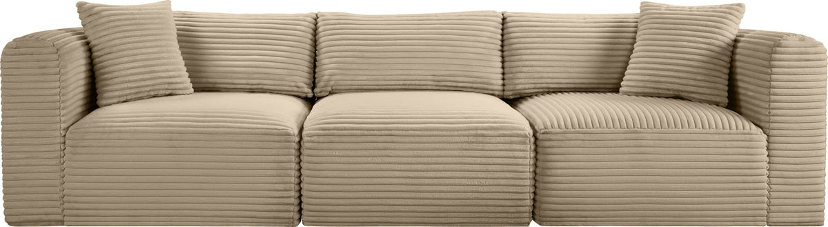 Shaggy - Fabric 3 Seat Modular Sofa