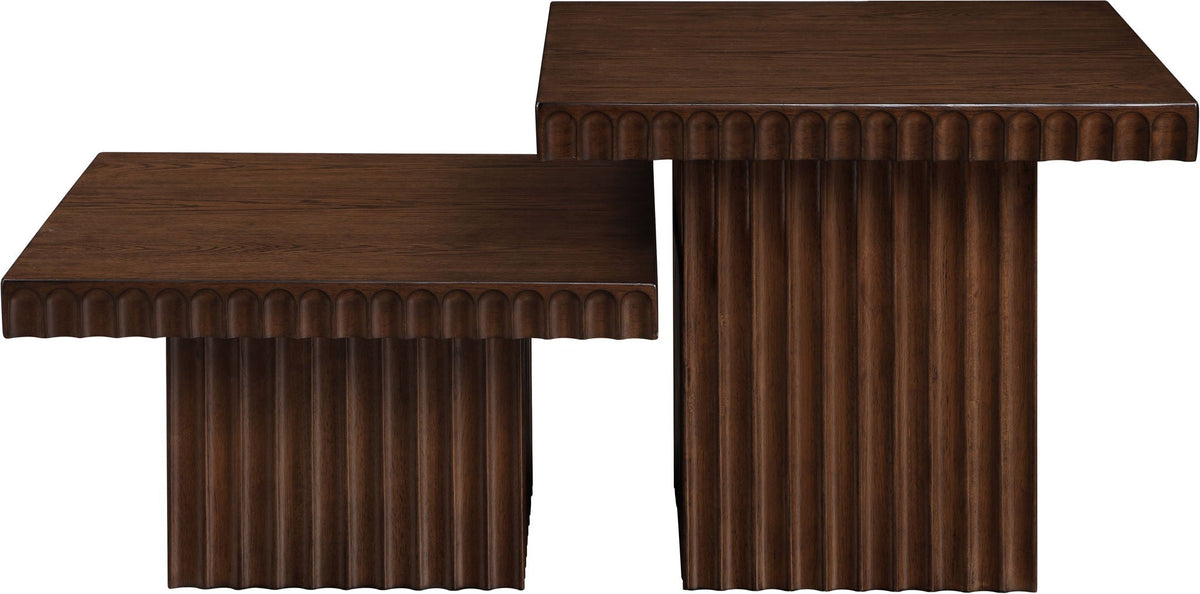 Spencer - Oak Veneer 2 Piece Coffee Table