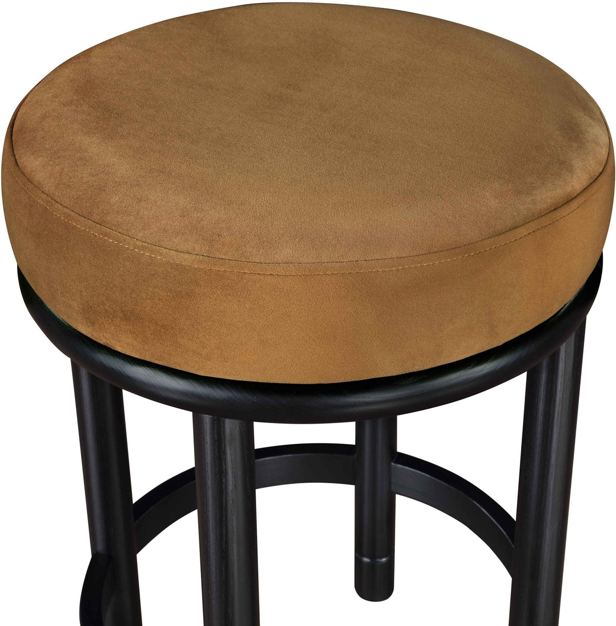 Monette - Counter Stool With Black Base