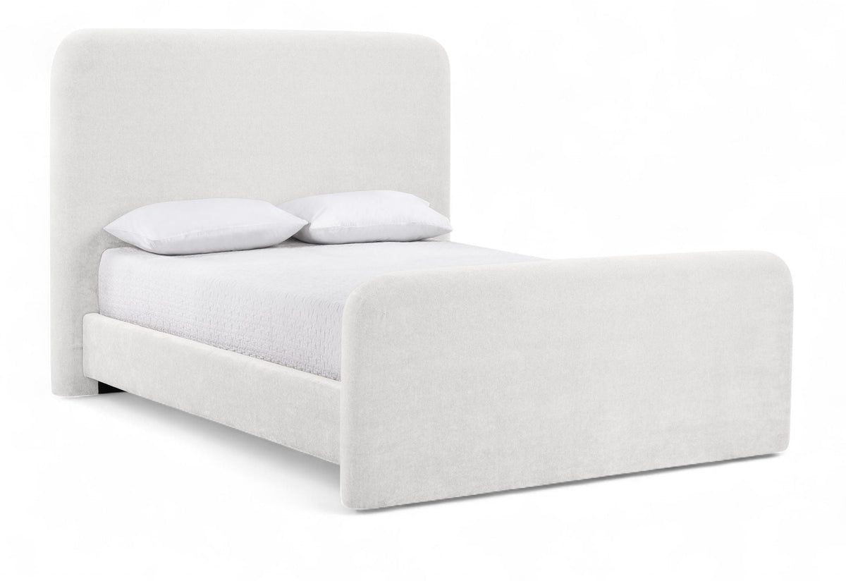 Fira - Chenille Fabric Upholstered Bed