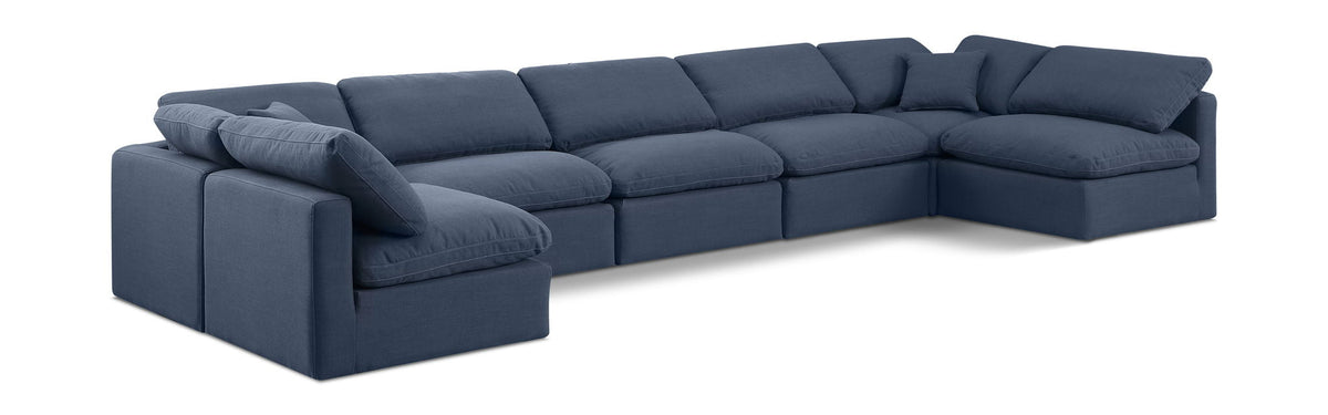 Indulge - Linen 7 Piece Modular U-Shaped Sectional