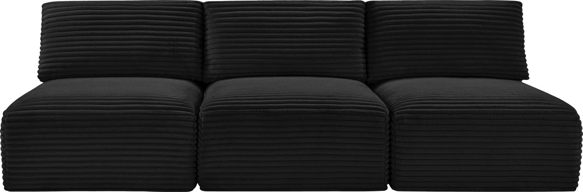 Shaggy - 3 Seat Modular Armless Sofa