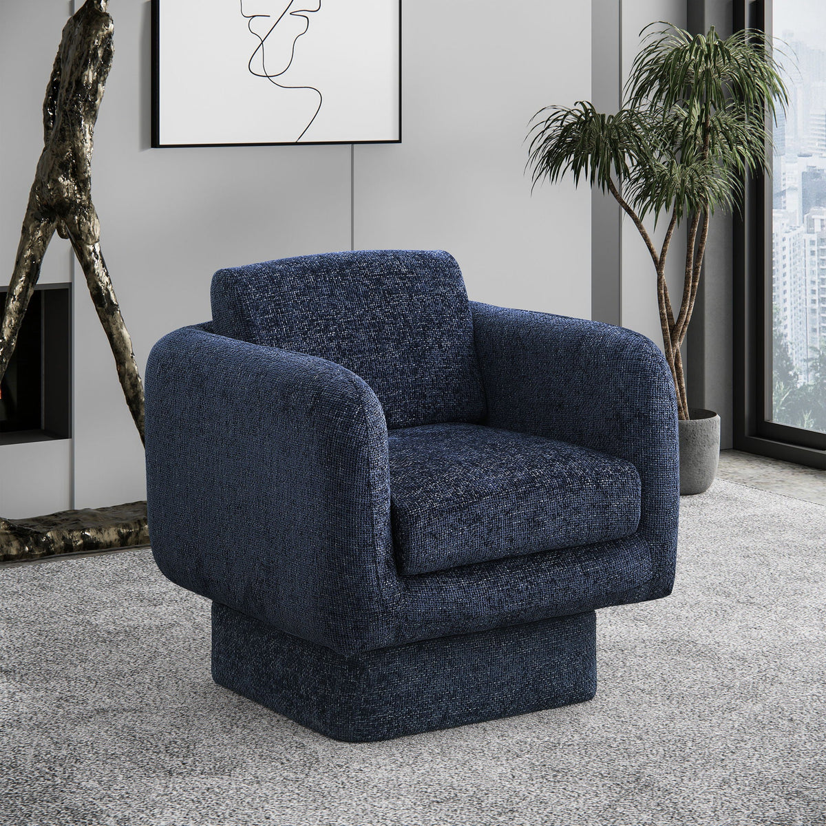 Alessandra - Swivel Accent Chair