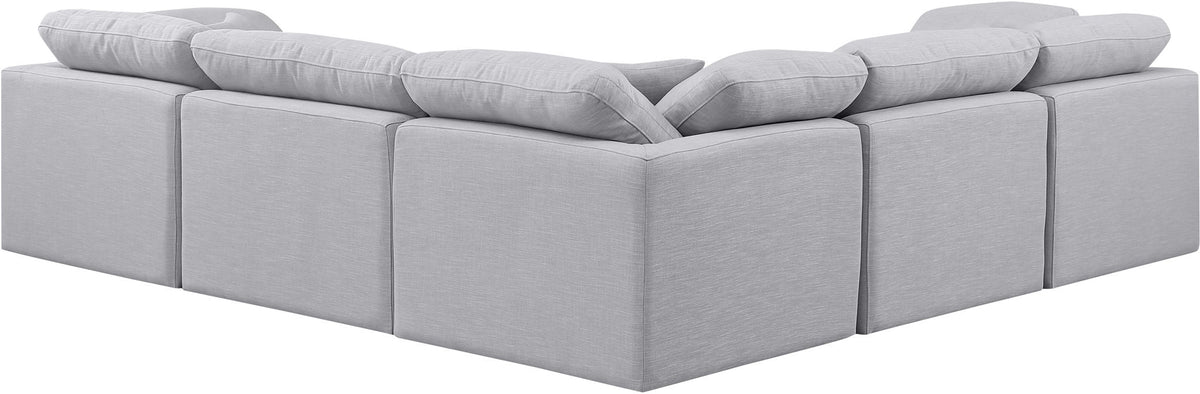Indulge - Linen 5 Piece Modular Corner Sectional