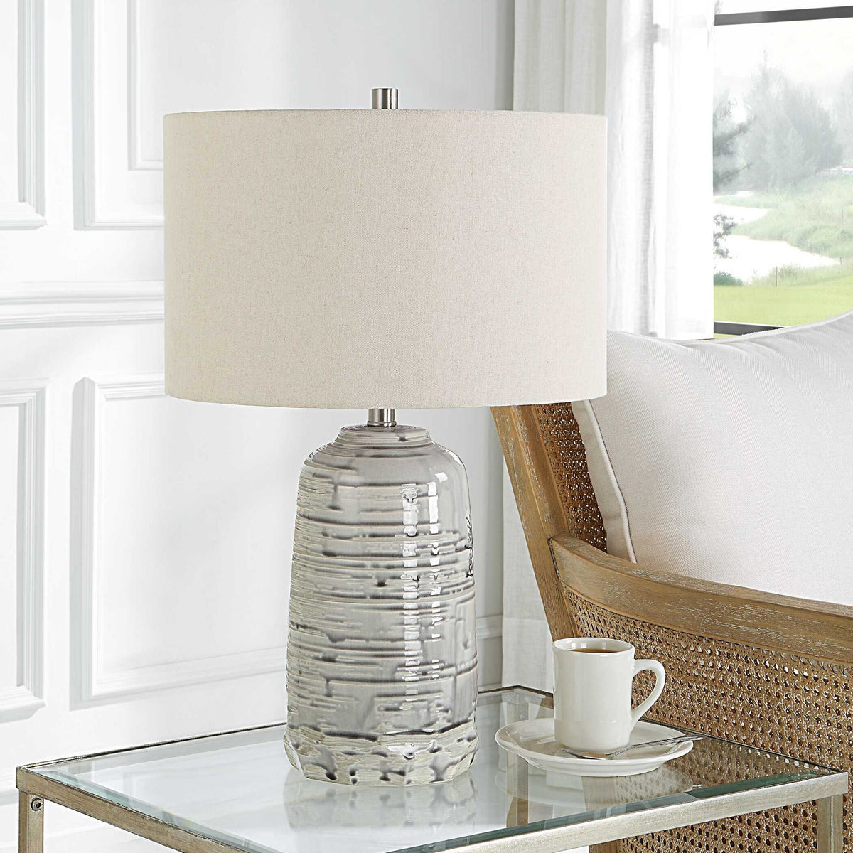 Cyclone - Table Lamp - Ivory