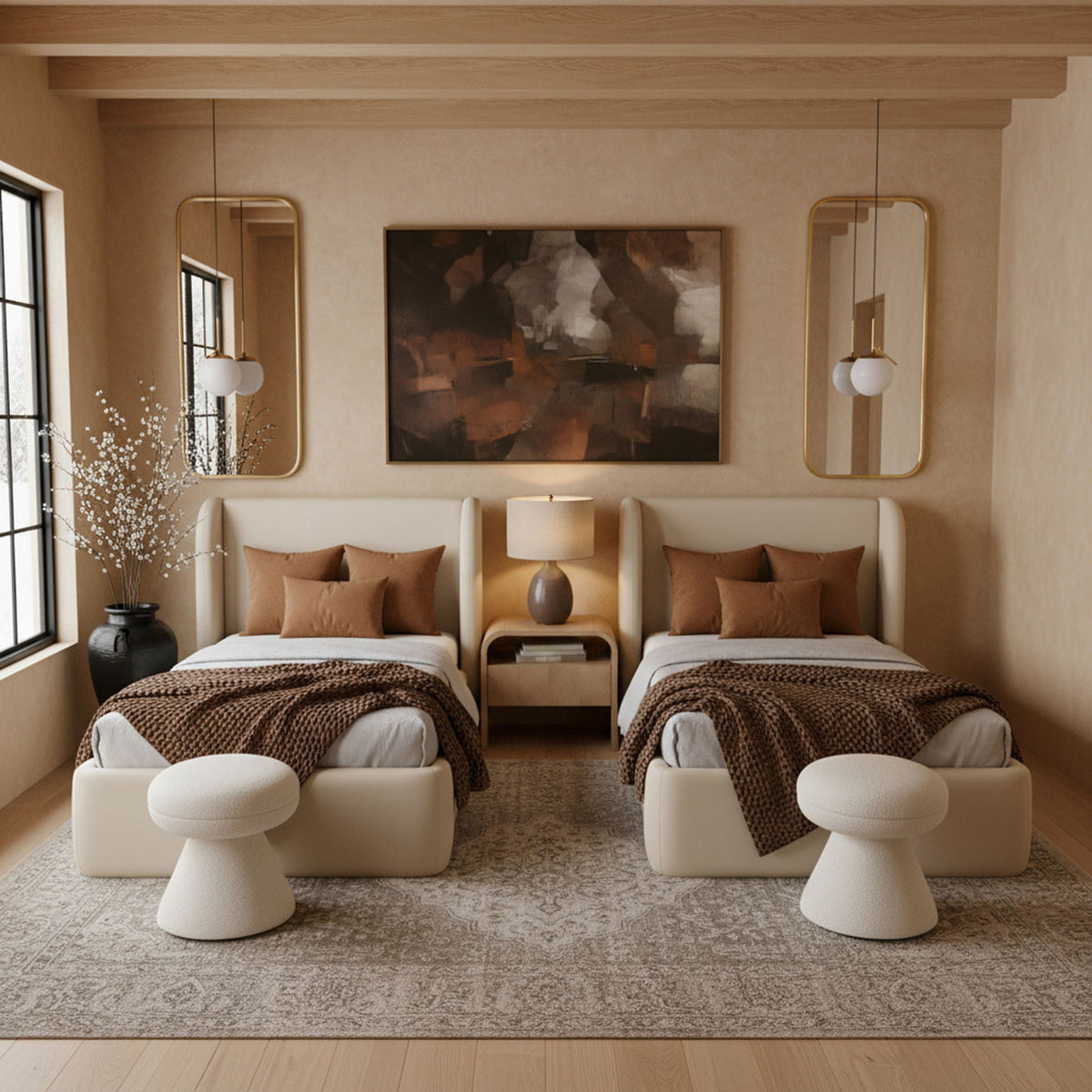 Warby - Upholstered Bed
