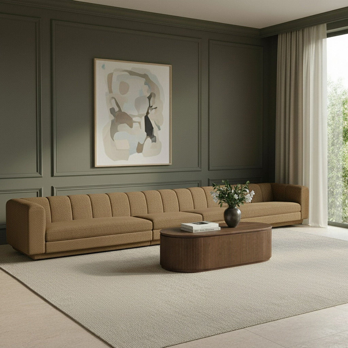 Modari - Sectional - Brown
