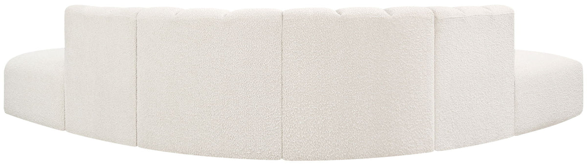 Arc - Boucle Fabric 6 Piece Corner Modular Sofa