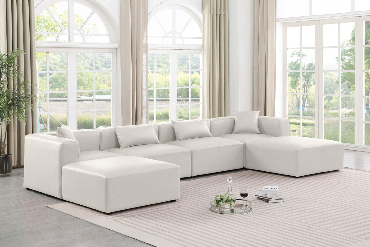 Cube - 6 Piece Modular Double Chaise Sectional