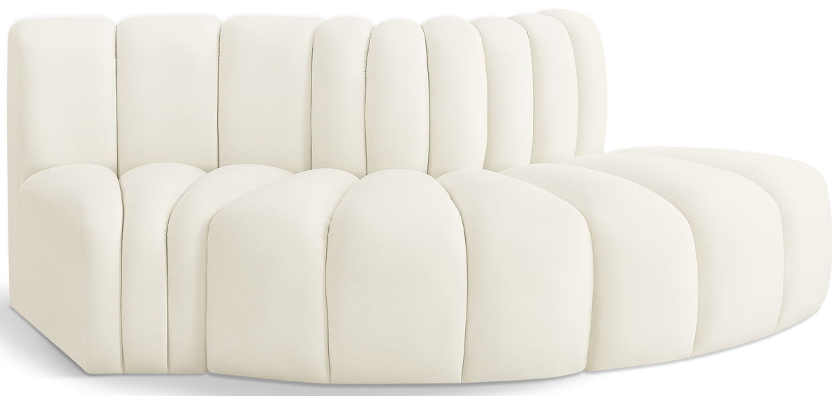 Arc - Velvet 3 Piece Modular Sofa